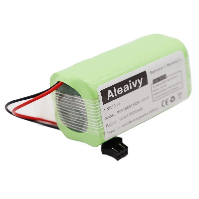 14.4V 2600mAh For Conga 990 950 1090 Ecovacs Deebot N79 N79S DN622 DN621 Deebot 601/605, Tesvor X500 Replace Lithium Batter