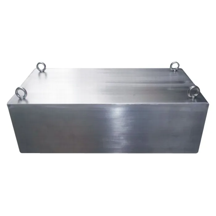#15 X 300 X 500 mm Stainless Steel Strong Power Magnetic Plate Separators Suspended Permanent Magnet Block for Nails, Steel, Etc