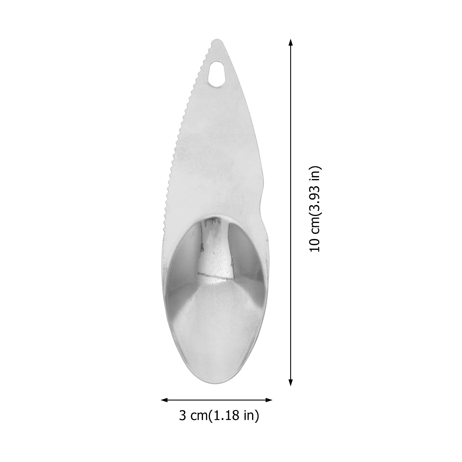 

12 Pcs Practical Kitchen Gadget Kiwi Fruit Knife Spoon Metal Tool Serrated Blade