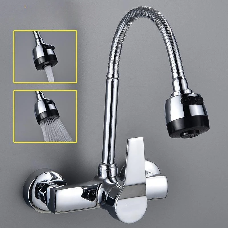 

Wall Mounted Kitchen Wash Basin Hot and Cold Faucet Household Sink Balcony Laundry Pool Mop Pool Mixing Valve Bathroom Faucets