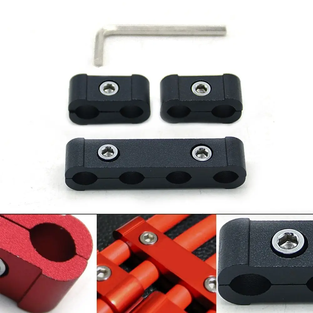 3 unids/set bujía de coche abrazadera de Cable eléctrico separador línea Cable de encendido Clip decoración automática divisor organizador abrazadera Kit