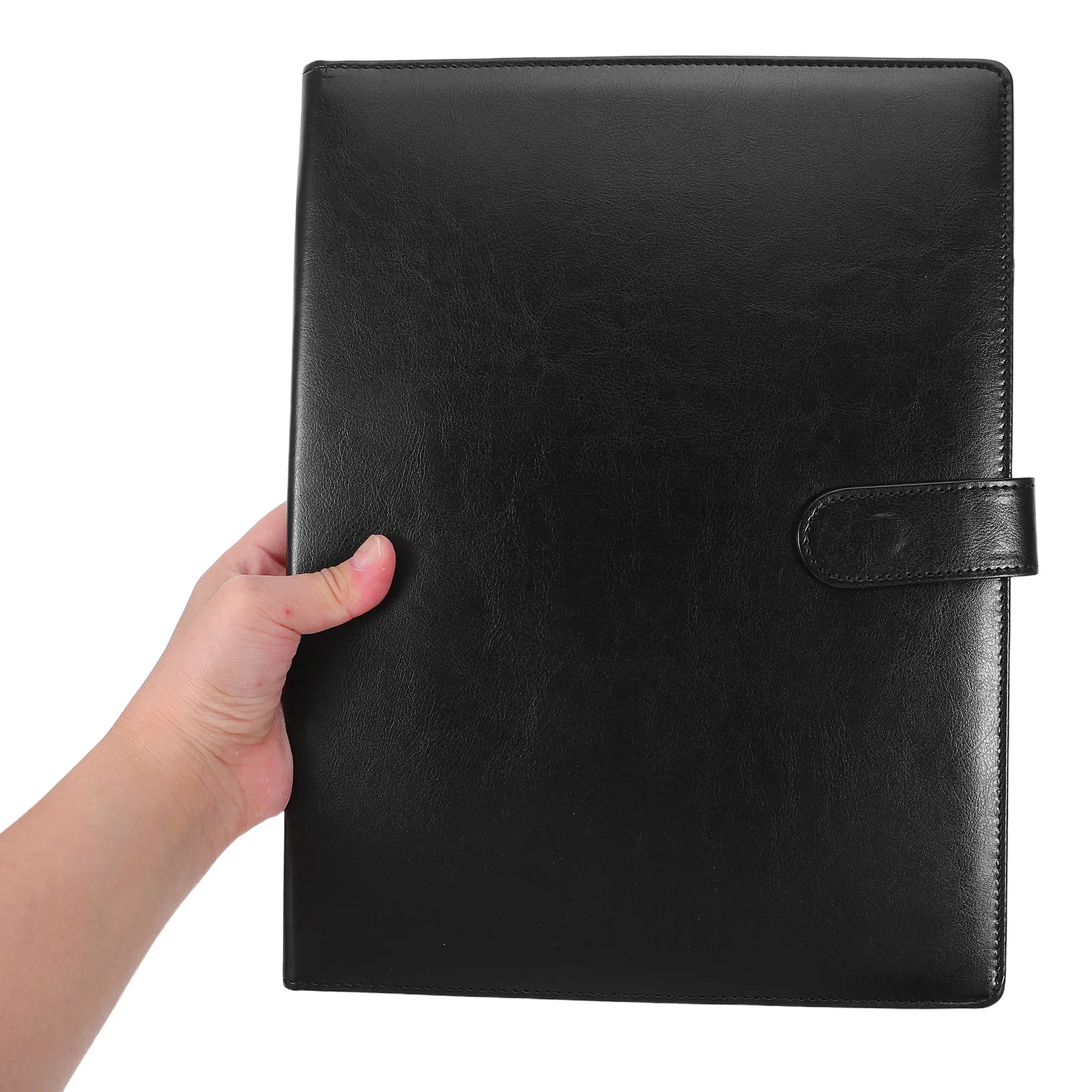 

PU Clipboard Folder Professional Padfolio A4 Portfolio Binder Legal Pad Holder Notepad Organizer Document Holder