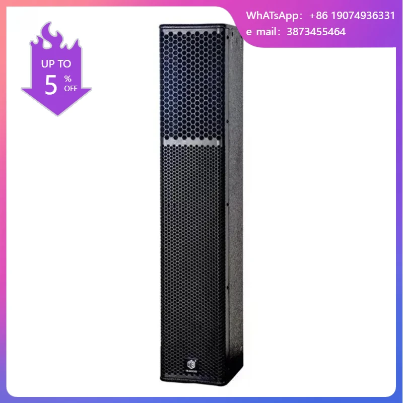 

5.5inch Multi functional Wood Metal Speaker Box Suitable for Conference Rooms Flight Case Packaging and Outdoor Performances