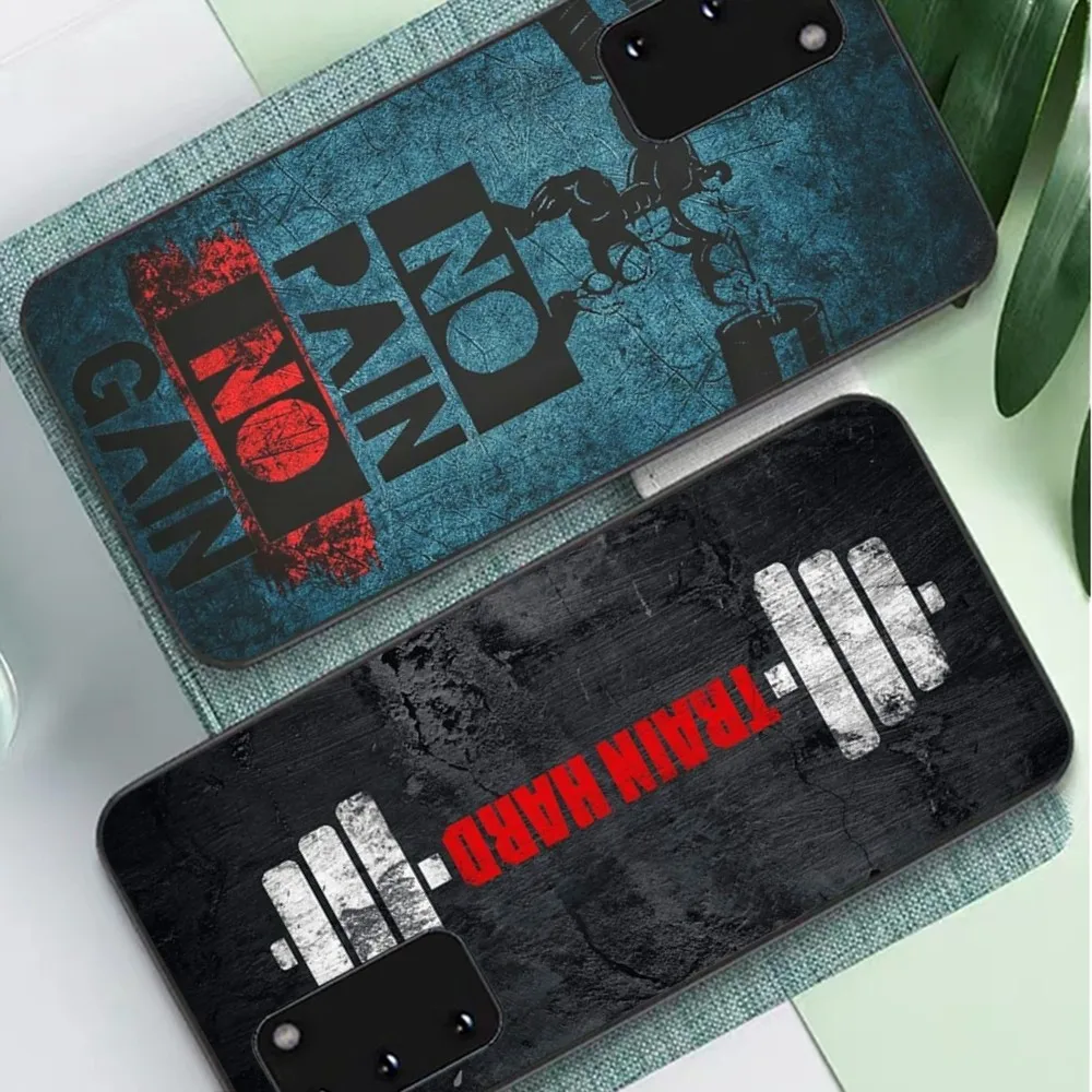 Bodybuilding Gym Fitness Phone Case For Samsung S 9 10 20 21 22 23 30 23 24 Plus Lite Ultra FE S10lite Fundas