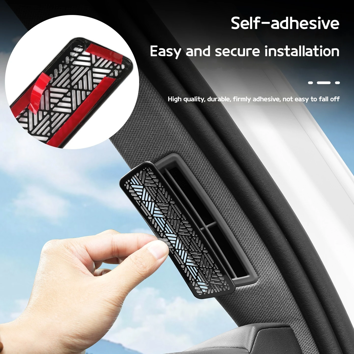 For BMW 5 series i5 G60 2024-2025 A-column air conditioning outlet protection cover Horn decorative frame  Interior accessories
