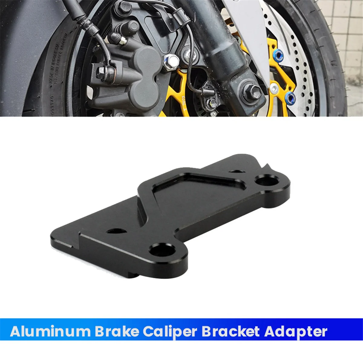 Motorcycle Front Wheel Brake Caliper Bracket Adapter for XMAX300 XMA X300 2020-2023 Aluminum Caliper