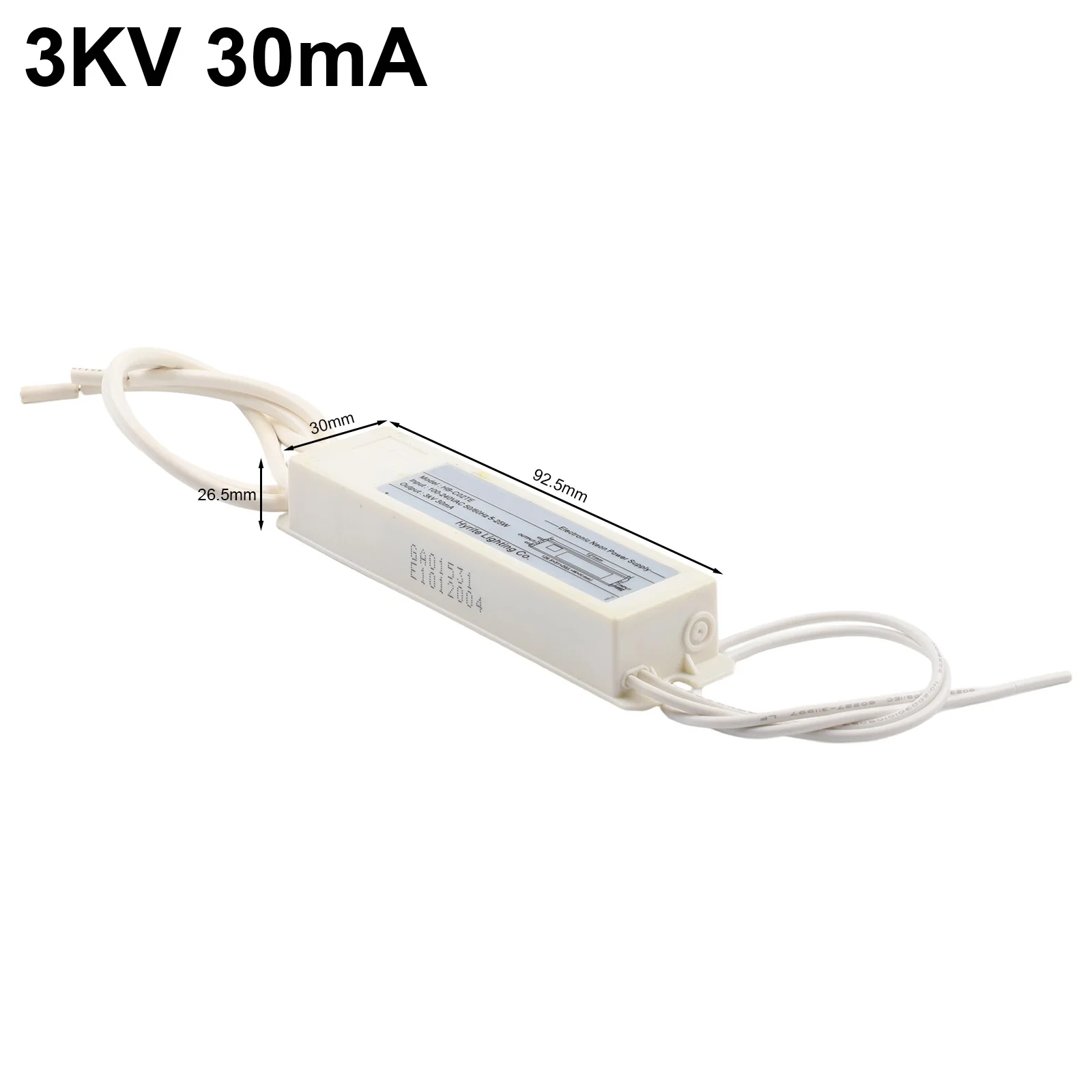 Flicker-Free Power High Voltage Transformer Perfect For Signage 30mA Current Electrolytic-Free Filter Smooth Dimming Function