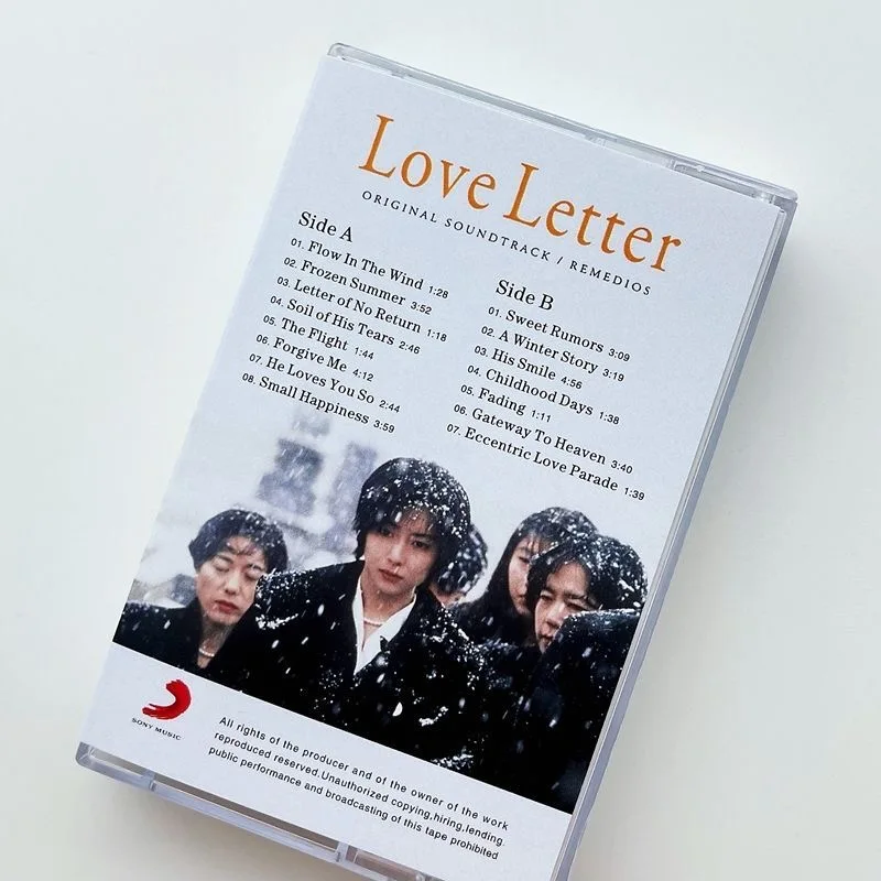 Classic Love Letter Music Magnetic Tape Shunji Iwai Letters of Love Album Cassettes Cosplay Walkman Recorder Car Soundtracks Box