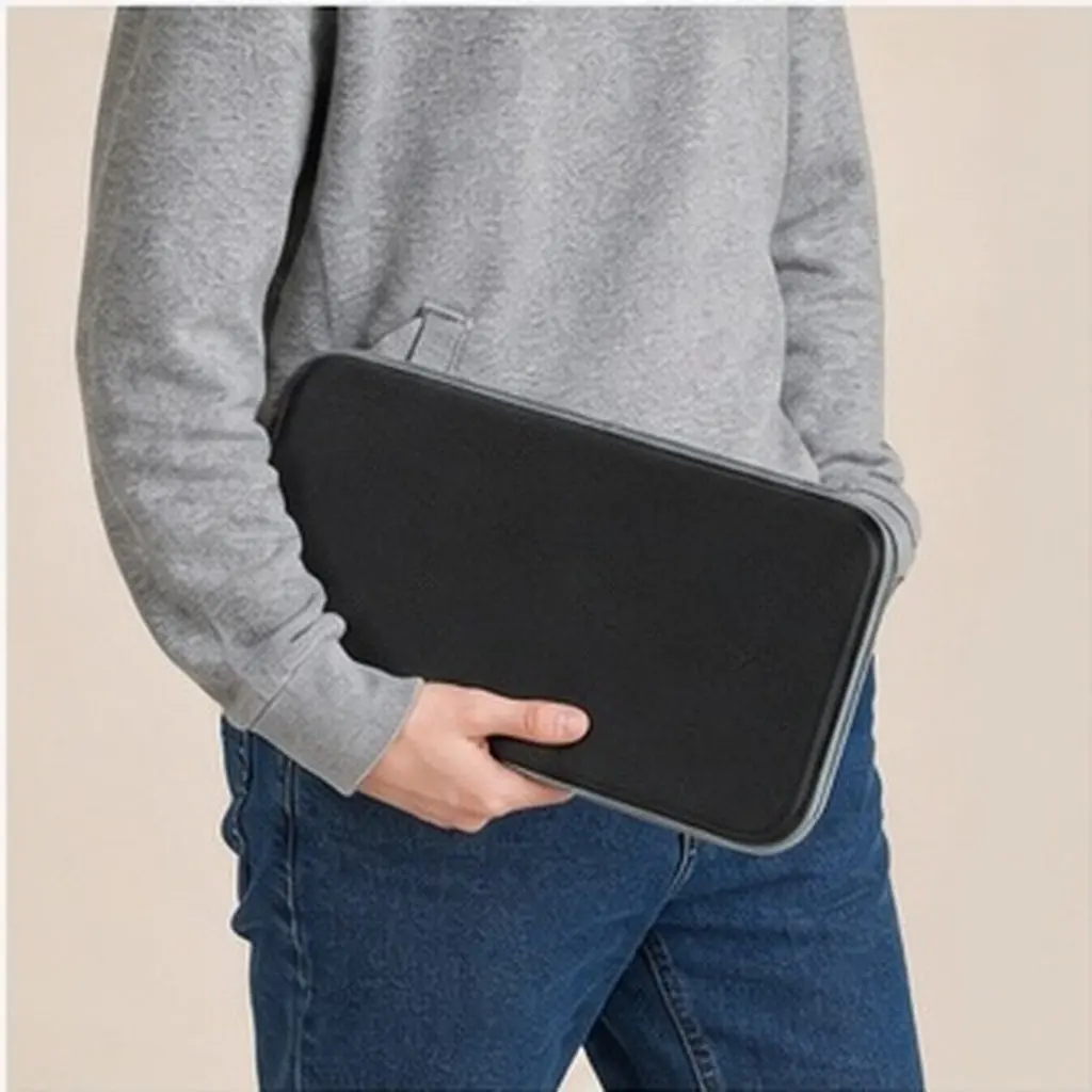 80-Disc Cd Dvd Storage Case Black Polyester Plastic Disc Holder Organizer Bag Zipper Closure Dust Scratch Proof 28x15x5cm