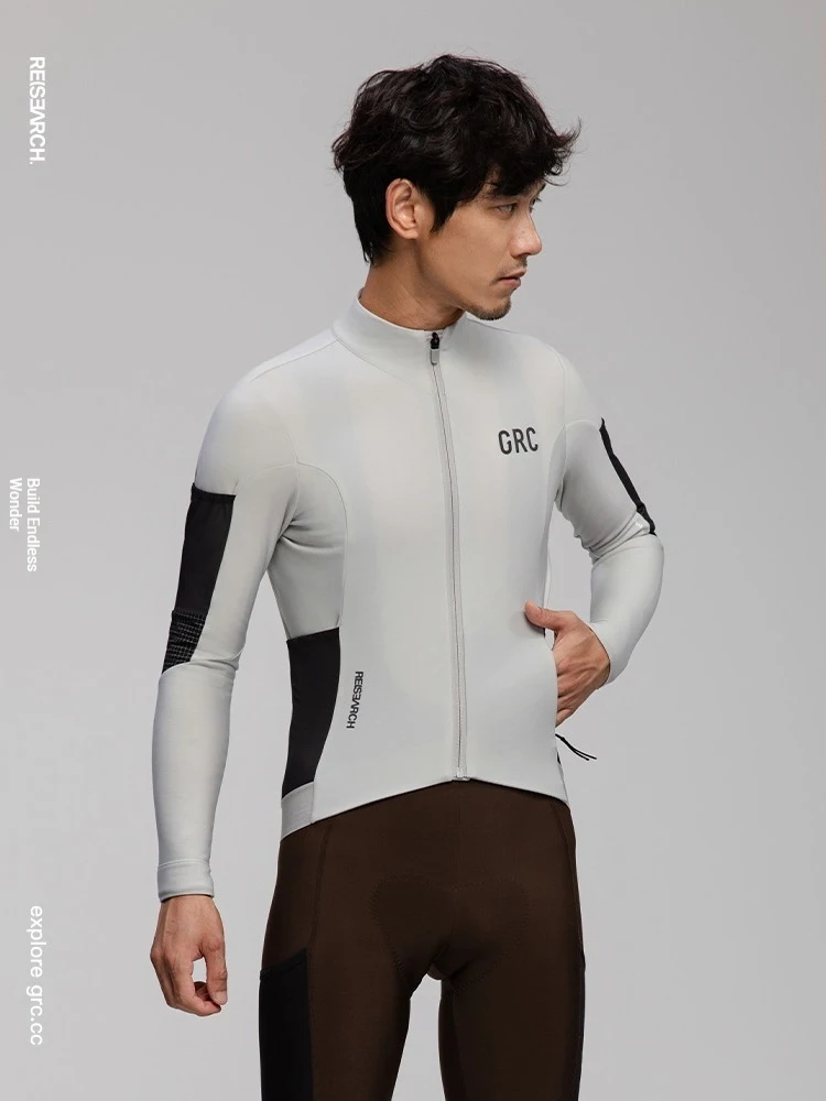 

GRC RESEARCH Winter Cycling Jacket Thermal Windproof Cold-Resistant Road Bike Cycling Jacket for Men Cycling Apparel