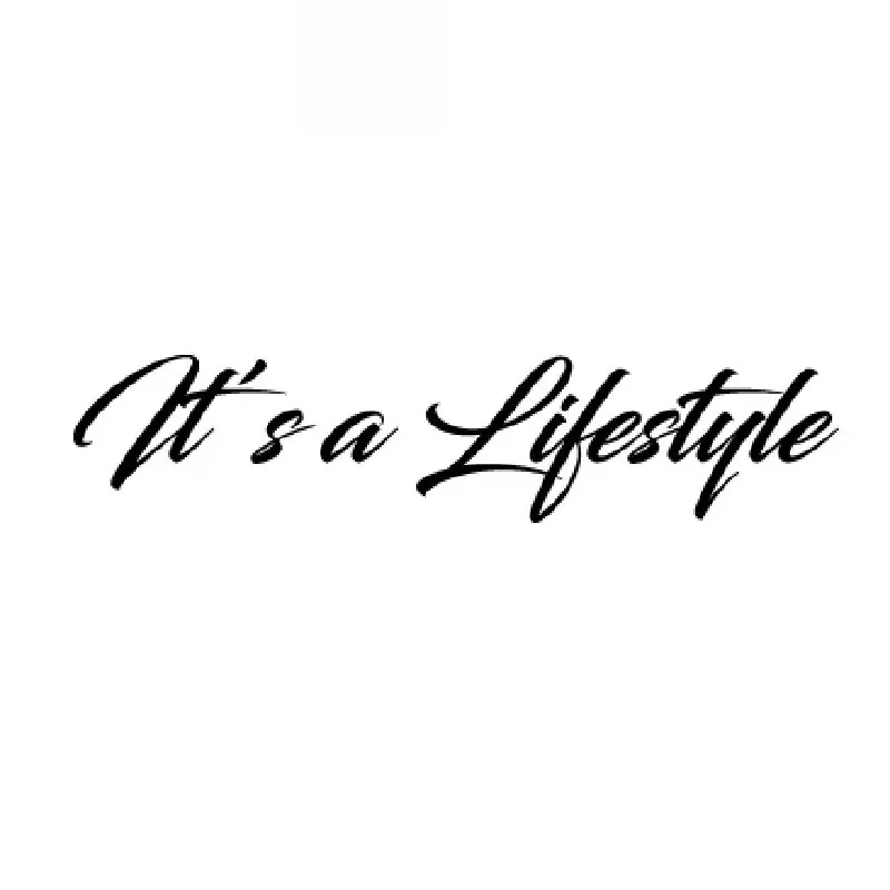 

Car Stickers Fun Is A Lifestyle PVC Car Decoration Accessories Stickers Waterproof Cover Scratch Black/white, 18cm*4cm