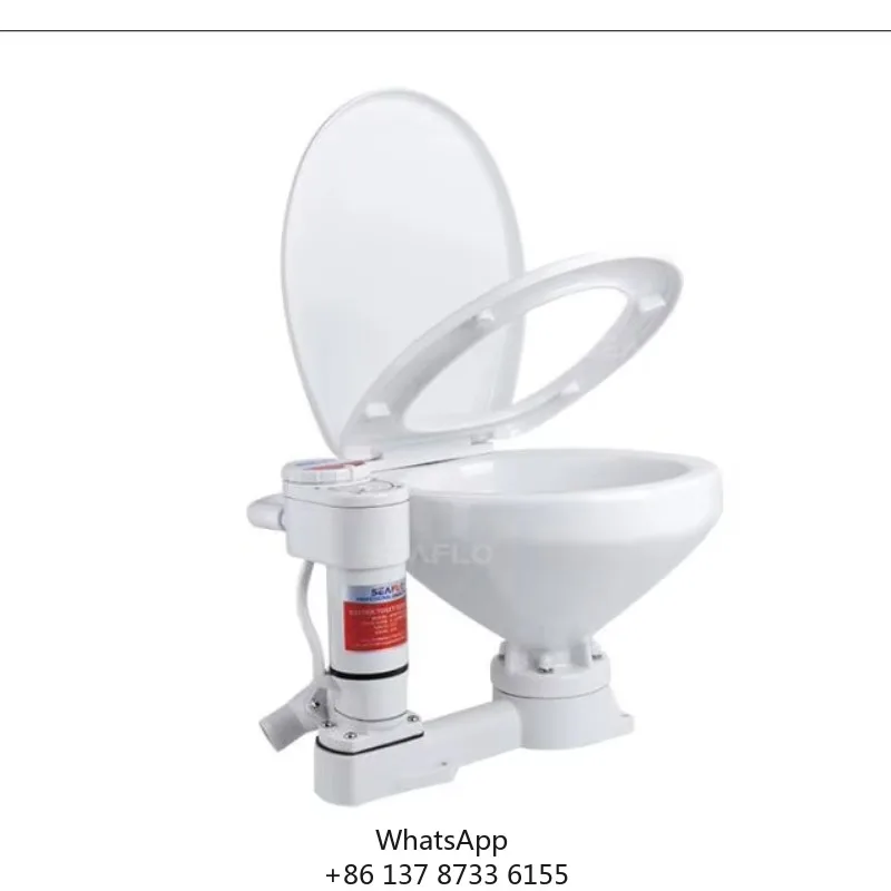 SEAFLO Electric Marine Boat Macerator Electric Yacht Toilets 12V Regular Size Regular Size