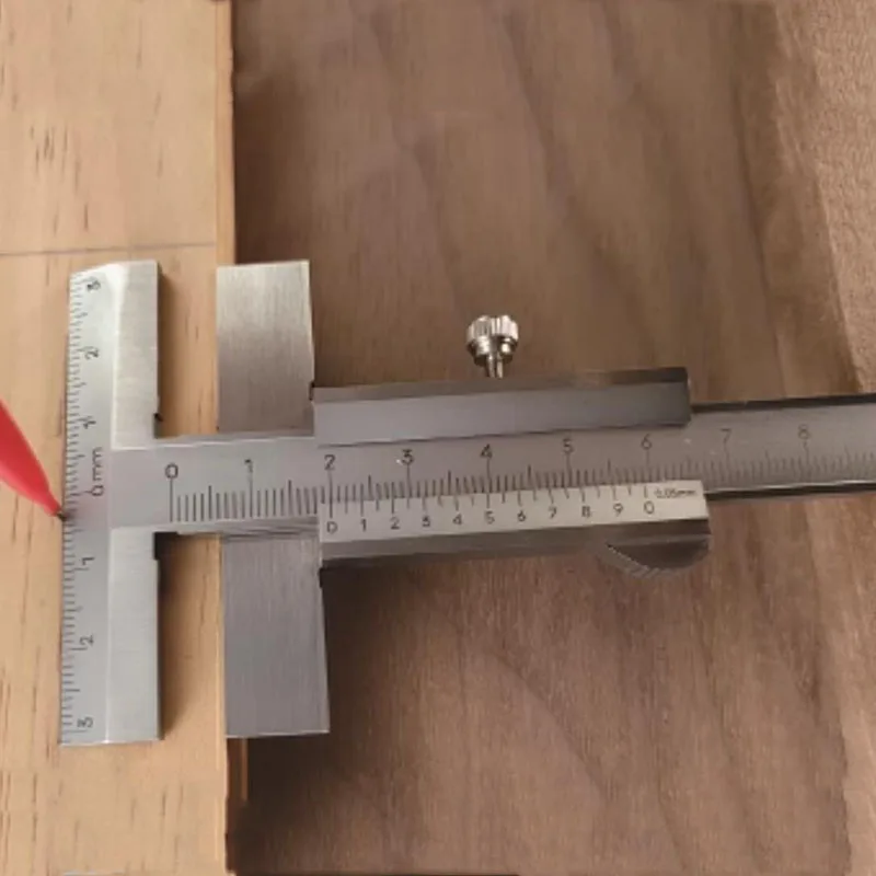 High Precision Woodworking T-Type Vernier Caliper Mechanical Marking Ruler for Detailed Measurements