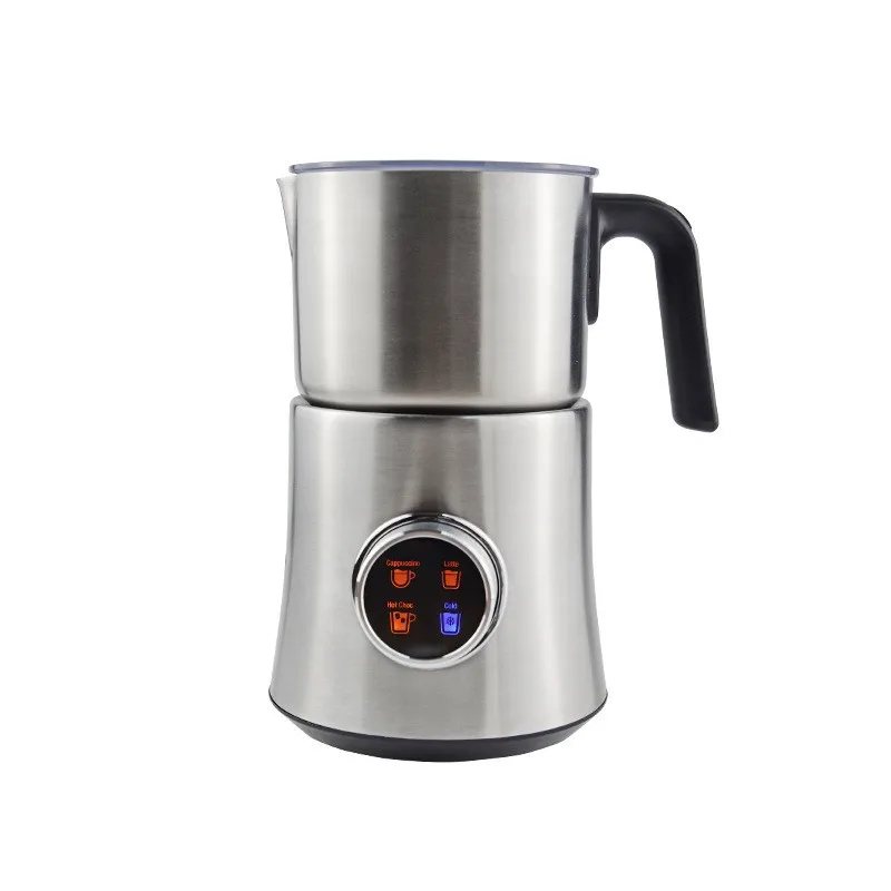 

Large Capacity Touch Button Electric Coffee Milk Frother Hot and Cold Milk Foamer Mixer