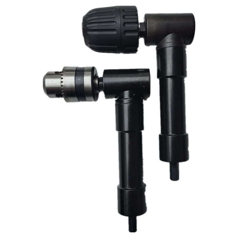 90Right-angle electric drill corner adapter with three-jaw chuck Clamp chuck adapter for drilling in narrow spaces