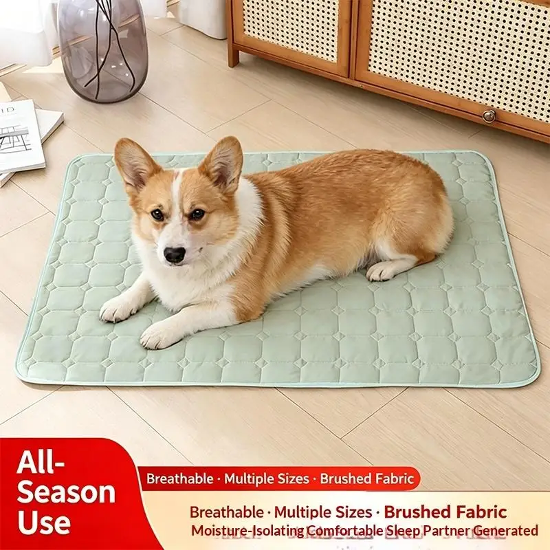 Thick Quilted Puppy Training Mat Moisture Proof Stain Resistant Soft Pad for Dogs Cats Housebreaking All Season Universal