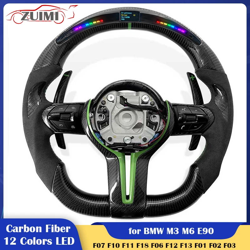 

LED Carbon Car Steering Wheel Full set for BMW M2 M3 M4 M6 M8 F01 F10 F20 F30 E90 E91 E70 E71 E72 E53 E89 E84 E92 E93 E81 E60