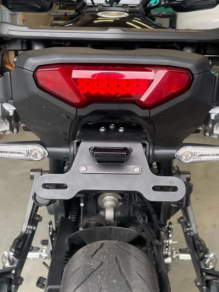Kentekenplaathouder Voor YAMAHA MT09 MT07 TRACER 900 700 GT 7 GT 9GT FJ09 2025 Tracer 9 GT motorfiets Tail Tidy Fender Eliminator - afbeelding 2