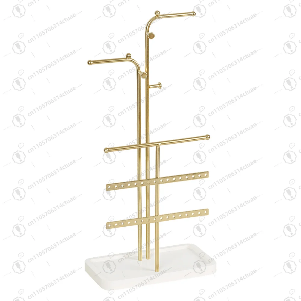 

Luxury Elegant Metal Jewelry Tree Stand Earrings Bracelet Necklace Display Stand