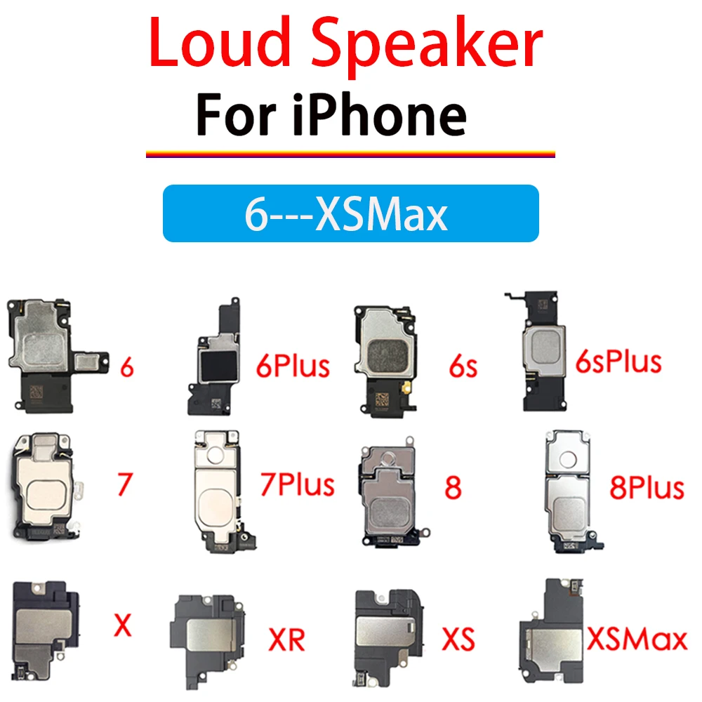 

Замена громкоговорителя для iPhone 6, 6P, 6S, 7, 8 Plus X XR XS Max, громкоговоритель, зуммер, звонок, звук
