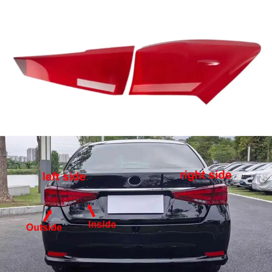 

Для Toyota Crown 2015 2016 2017 2018 замена крышки заднего фонаря корпус заднего фонаря стоп-сигналы маска из плексигласа