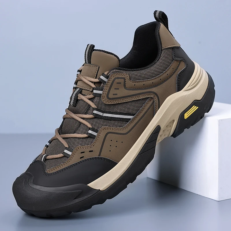 

Лидер продаж, мужская повседневная кожаная вулканизированная обувь, мягкие кроссовки из натуральной кожи на платформе, уличные дизайнерские кроссовки на плоской подошве для бега, теннисные туфли