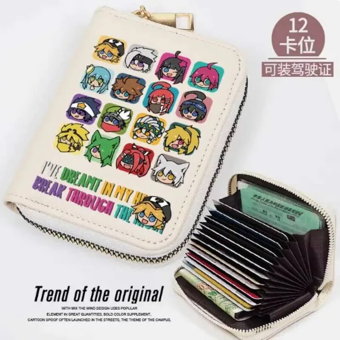 Anime Aotu 킹 그레이 Kalie 패션 지갑 PU 지갑 카드 동전 지퍼 현금 보유자 가방 코스프레 선물 B2253 Anime