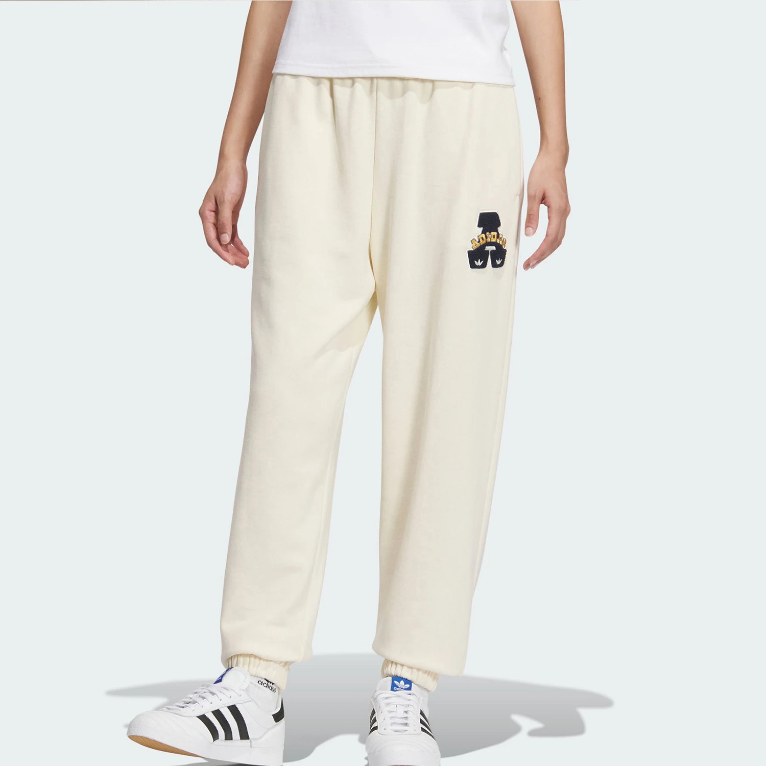 

Adidas genuine clover women's knitted closed casual sports pants JX7067