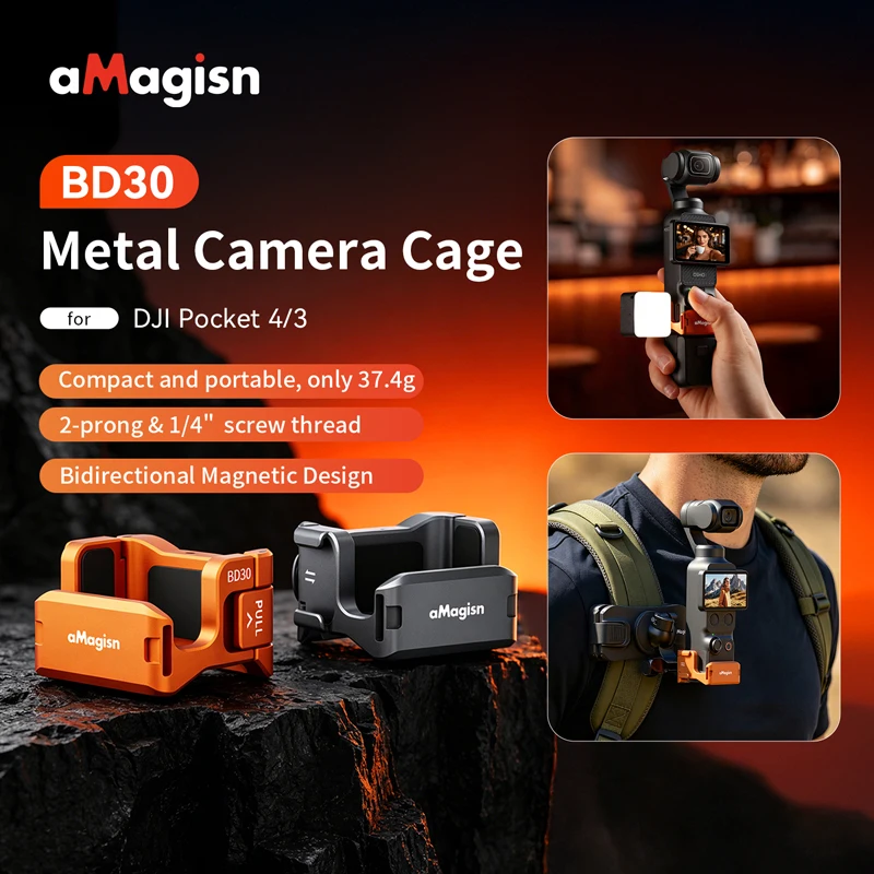 

Multi-functional Expansion Frame Cage For DJI Osmo Pocket 4/3 Camera Aluminum Alloy Bracket Mount Adapter For POCKET4 Accessory