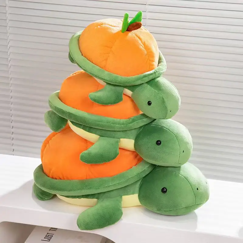 35/45/55 ซม.จําลองผลไม้เต่าตุ๊กตาตุ๊กตาPlushของเล่นตุ๊กตาทําด้วยมือการ์ตูนอะนิเมะน่ารักเด็กของขวัญวันเกิดตุ๊กตาสนุก