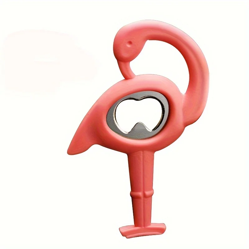 1pc, Cactus & Flamingo Shaped Bottle Openers, Multi-Purpose Metal And Beer Soda  Openers, Fun Kitchen Tool, Pink & Green, Suitab