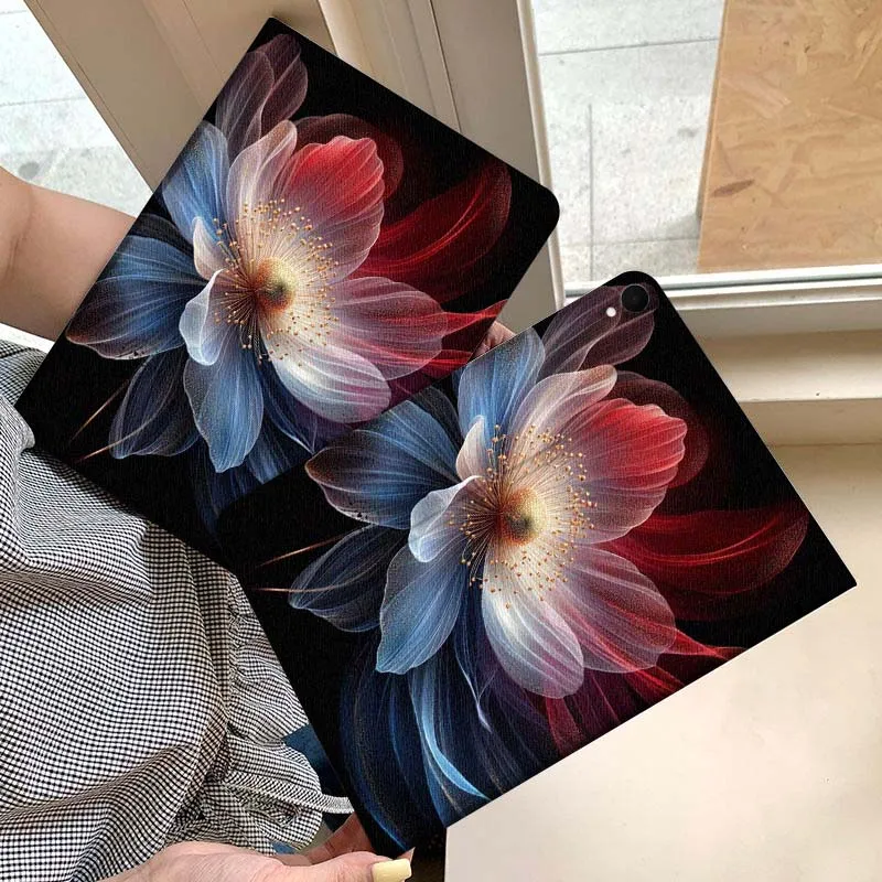 

Colorful Flower Art Design For Samsung Galaxy Tab S11 A11 A9 A8 S6 A 10.1 A7 10.4 Plus 2025 2023 Tablet Case Gift