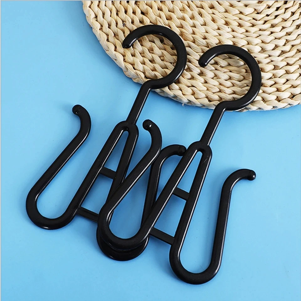 1/3/6pcs Premium Wig Storage Bags with Sturdy Metal Hangers - Black Transparent Design for Multiple Wigs & Hair Extensions image 6