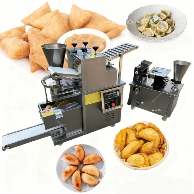 

Large wonton making dumpling filling machine and automatic pastel color maker