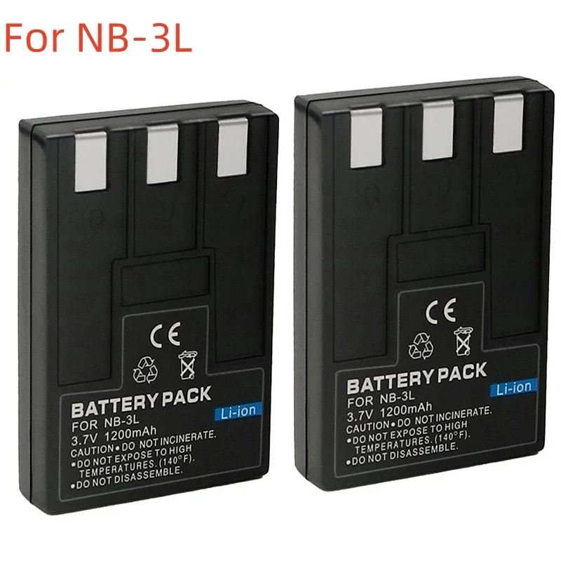 

1200mAh NB-3L NB3L Camera Battery for Canon Powershot SD10 SD100 SD110 SD500 SD550 IXY D30 Digital 30 IXUS 700 750 I II IIS I5