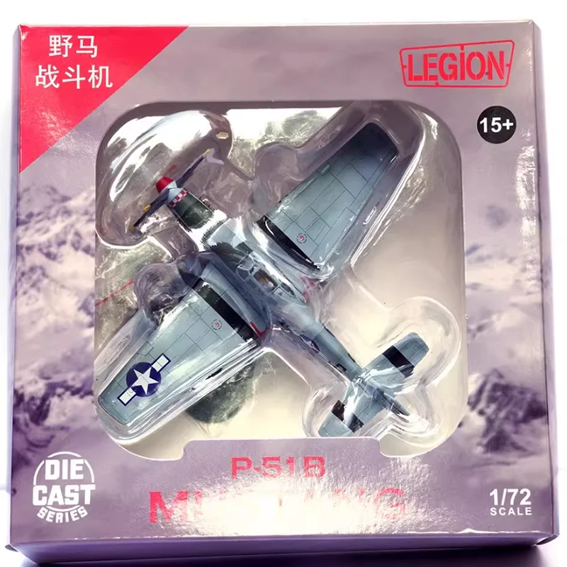 

Модель самолета-истребителя P-51B Mustang (Мустанг) LEGION, масштаб 1/72, из сплава, коллекционный предмет, предмет декора