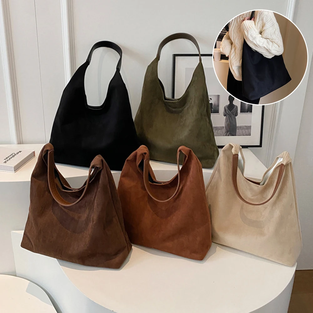 Slouchy Shoulder Bag For Women Fashion Anti-theft Tote Bag For Shopping