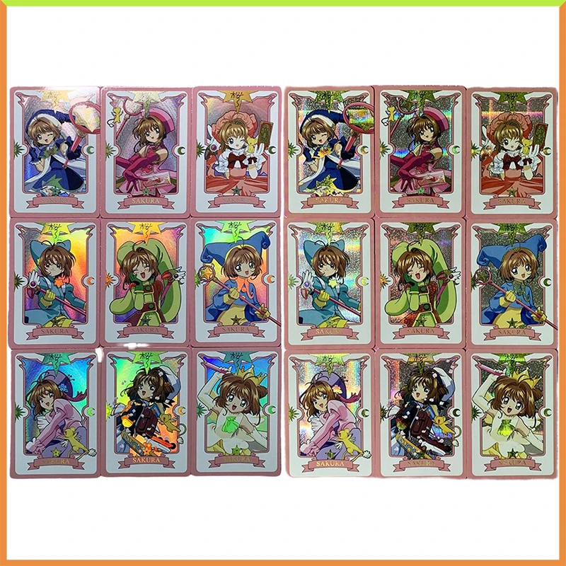 Anime Goddess Story DIY ACG Tabletop Refraction Laser Combat Game Collectible Card Kinomoto Sakura Toys for boy Birthday Present