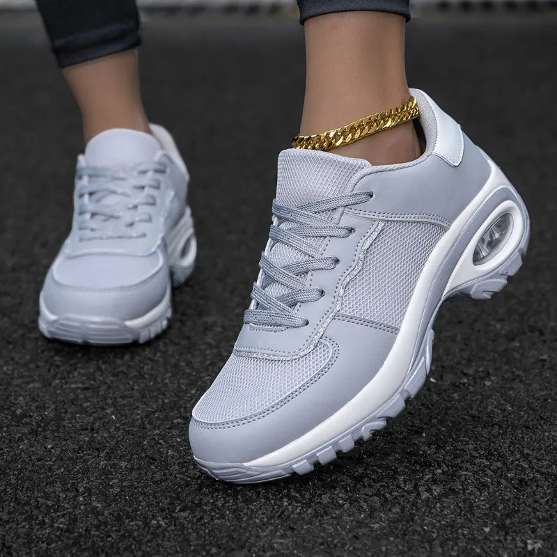 

Women's Sneakers Summer Mesh Breathable Women Walking Shoes Lightweight Non-slip Gym Jogging Shoes Woman Platform Casual Shoes