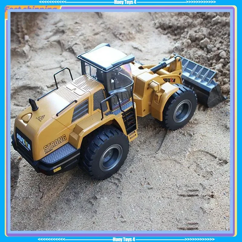 Huina 1583 Excavator Bulldozer Loading Truck 1:14 Full Scale Ten Way Loading And Unloading Machine Model Engineering Vehicl