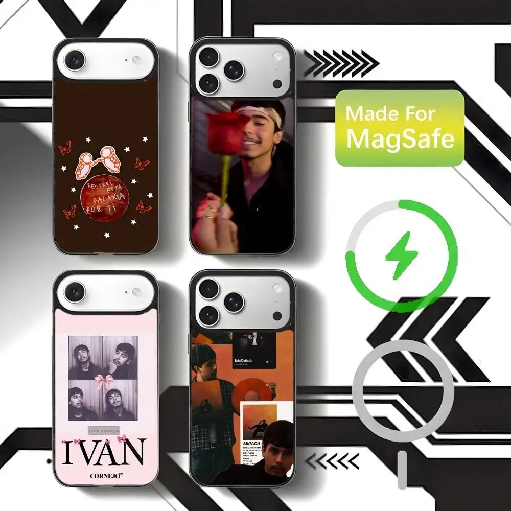 

Чехол для телефона I-Ivan C-Cornejo Mirada для iPhone 17,16,15,14,13,12,11, Pro, Max, Plus, Mini, SE4, E с магнитной беспроводной зарядкой Magsafe