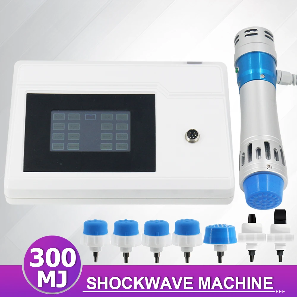 

Shockwave Therapy Machine For Effective ED Treatment And Joint Pain Relief 300MJ Physiotherapy Shock Wave Portable Massager New