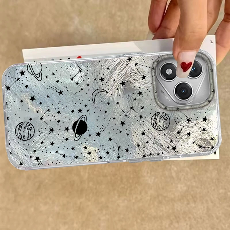 ل Honor 400 200 Pro Migic6 7 5 70 Lite 90 Smart X9b X8b X8c X9a X9c X7c X8a X7B 5G الفضاء السماء المرصعة بالنجوم دوامة نمط جراب هاتف #5