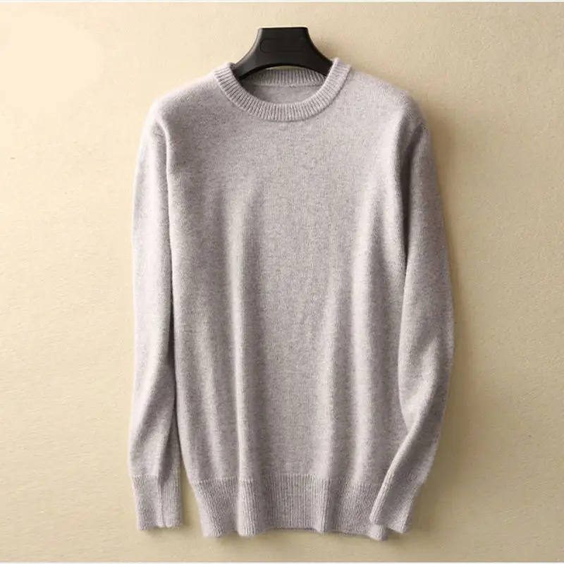 Cashmere Cotton Blended Thick Pullover Men Sweater 2023 Autumn Winter Jersey Hombre Jumper Pull Homme Hiver Knitted Sweaters