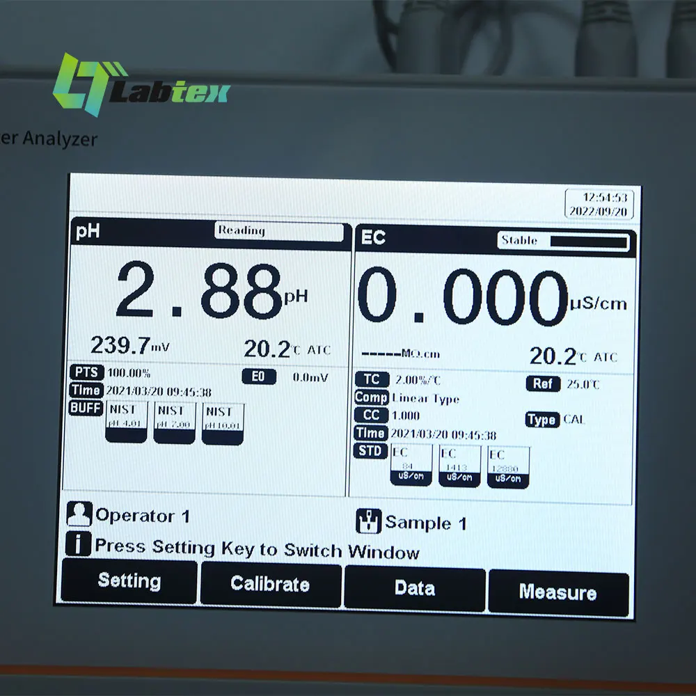 LABTEX M300F-A Multiparameter-Analysator PH EC ION TDS Temp ISE CO DO PX Multiparameter-Wasserqualitätsanalysator