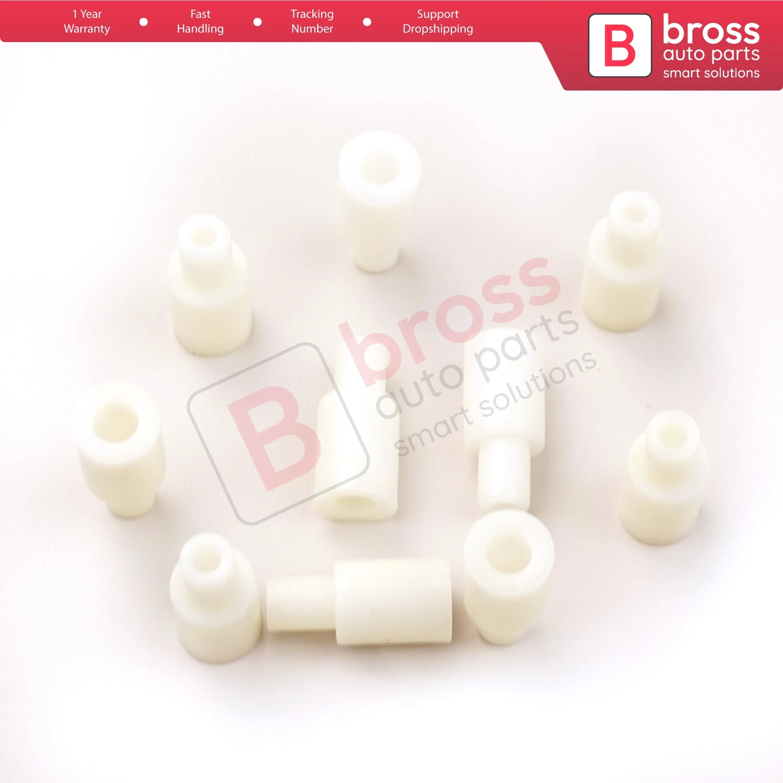 Bross Auto Parts BCP021 10 Pieces Cable End Rope Dowel for Window Regulator Winder Mechanism Type BCP021 Fast Handling