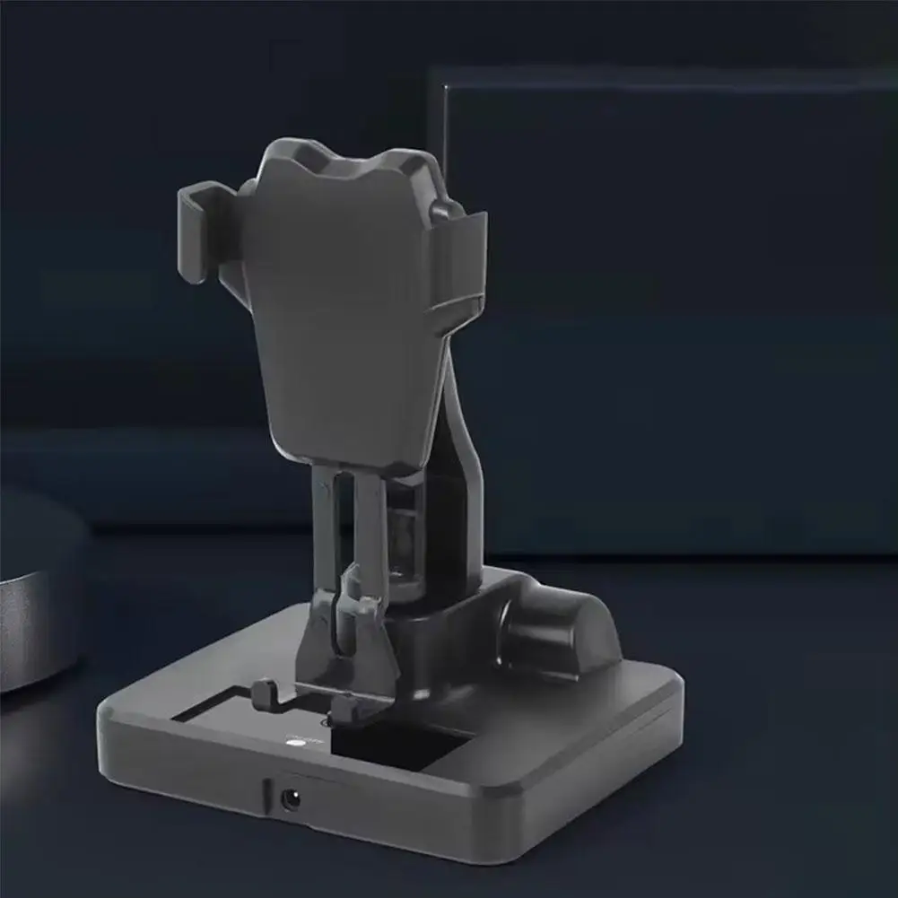 โต๊ะ Mute Automatic Swing Shaker ขาตั้งโทรศัพท์มือถือแปรงโทรศัพท์ Pedometer อัตโนมัติ Stepper ผู้ถือ Shake Wiggler Swing G9v3