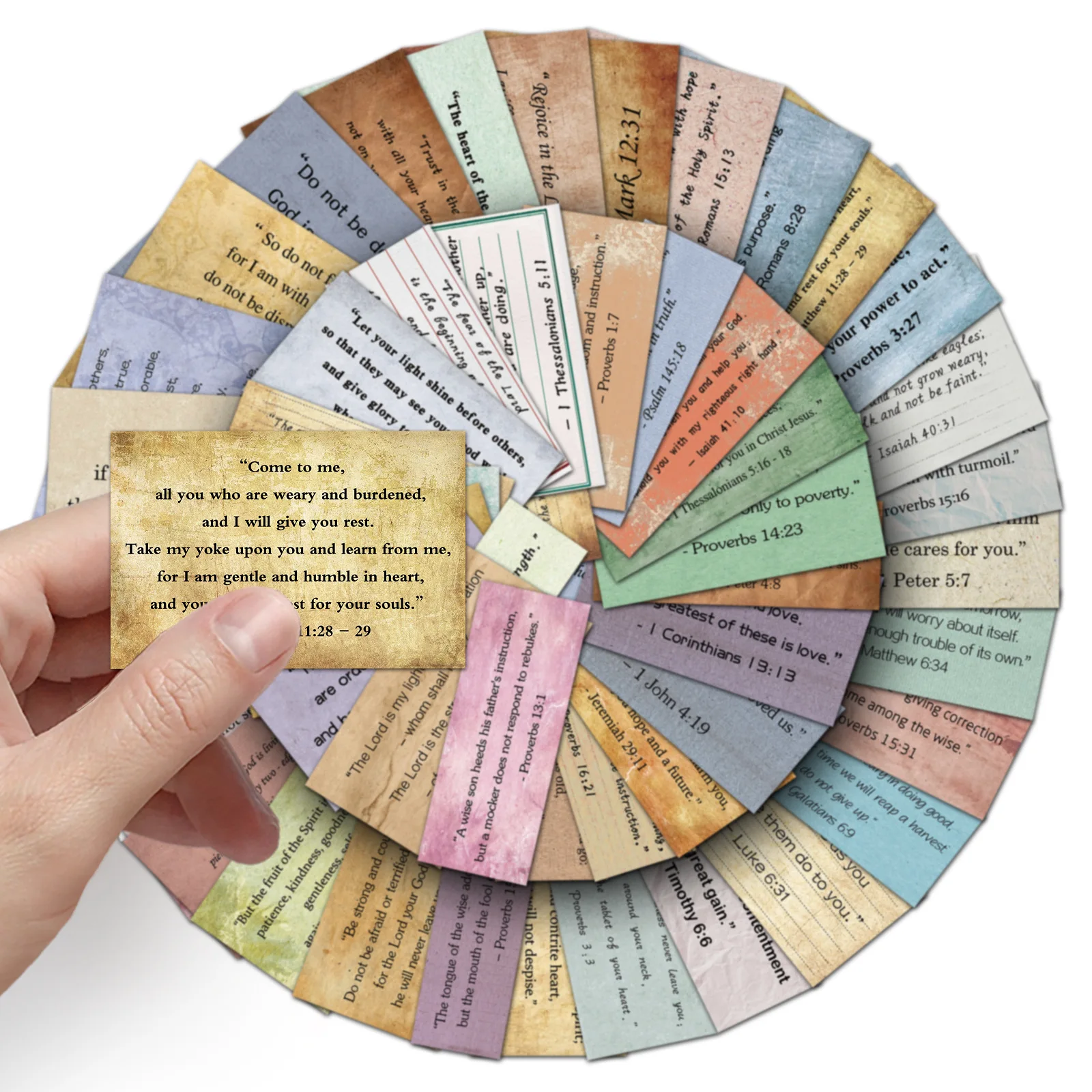 50Pcs Vintage Famous Quotes Stickers, English Inspirational Phrases Waterproof Decorative Decals