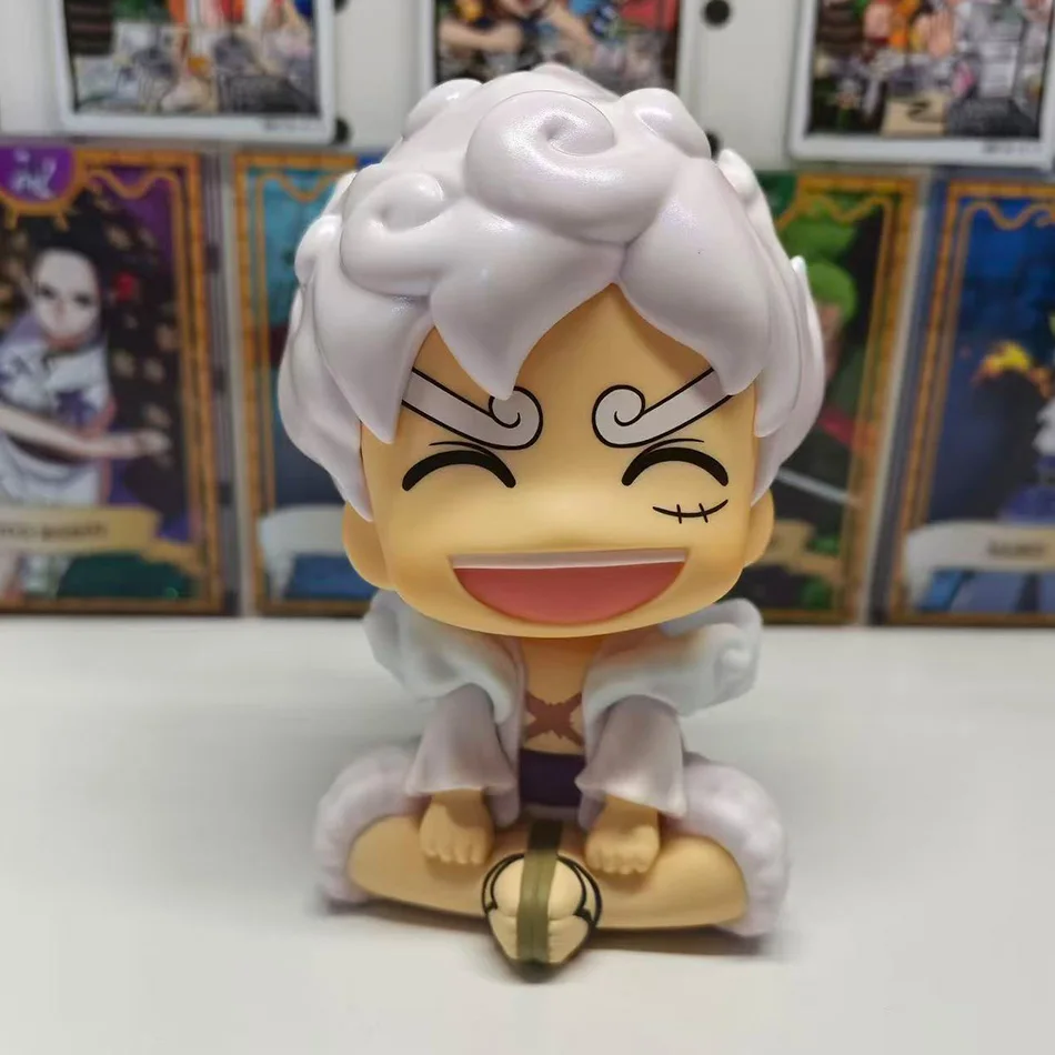 

Anime Figure Look up Gear 5 Monkey D. Luffy Q Version PVC Action Figure Collection Model Doll Toy