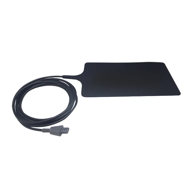 10Pcs Reusable ESU 400 Silicon Diathermic Electrosurgical Patient Plate ESU Ground Mat with Diathermy Mat Cable